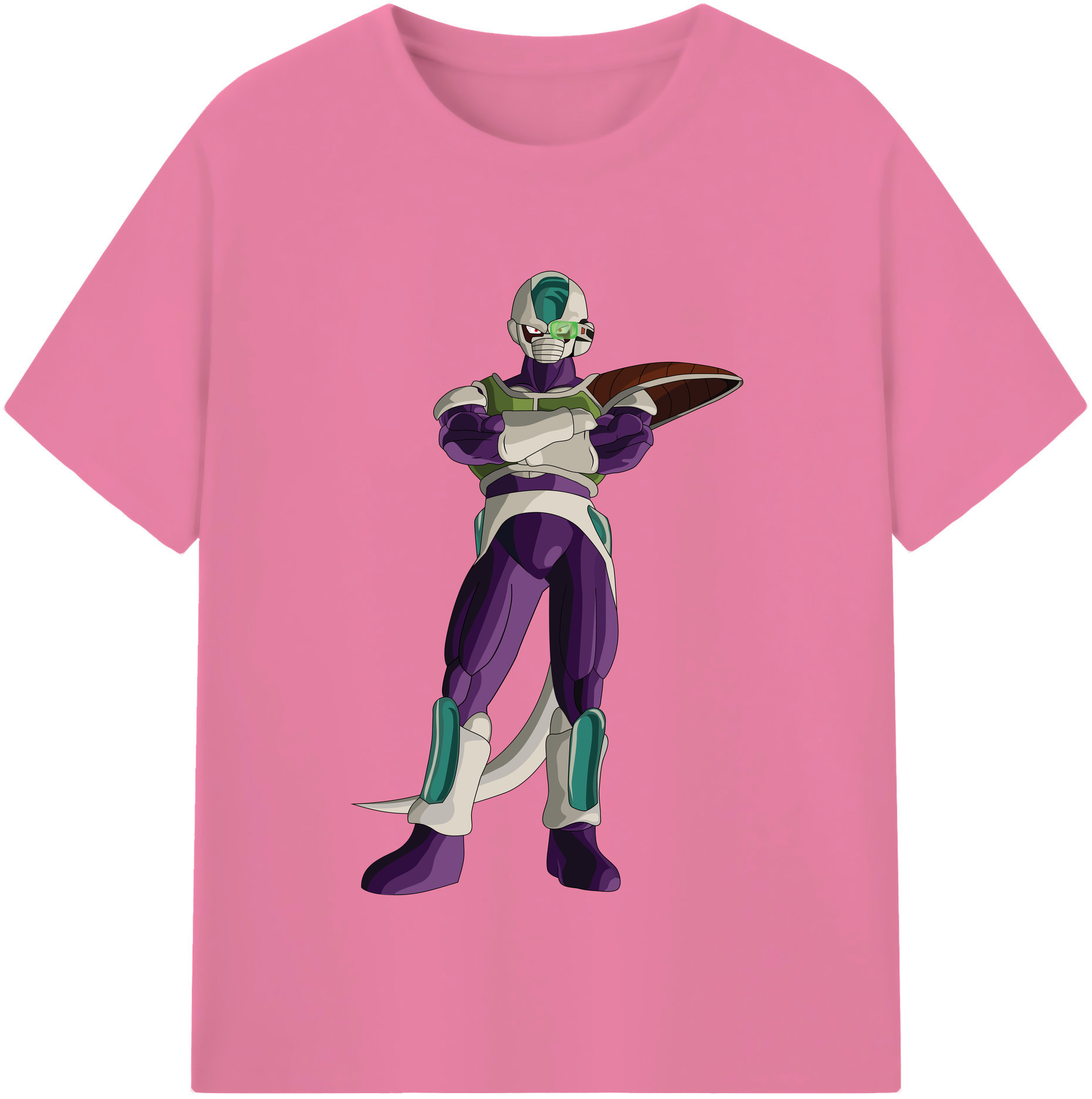 （画像用） ドラゴンボール フリーザ DRAGON BALL Frieza 綿100％半袖Tシャツ（フロントプリント）